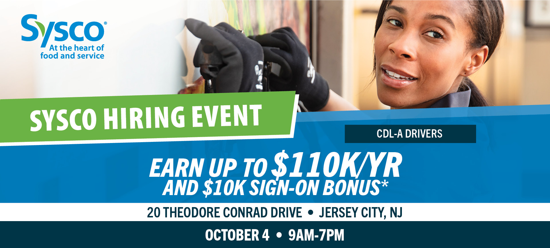 Sysco Metro New York Food Distributor & Restaurant Supplies Sysco Metro New York Hiring Event - Oct. 4, 2022